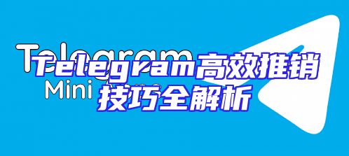 Telegram高效推销技巧全解析
